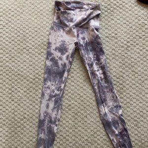 high waisted criss cross top align leggings